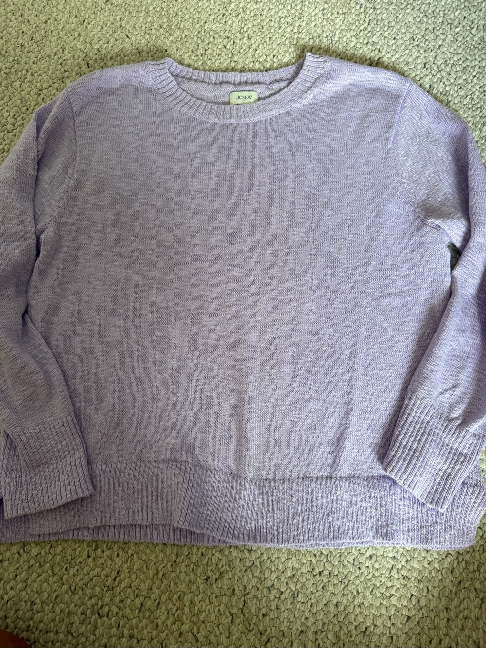 J. Crew Factory Lavender Crewneck Sweater
